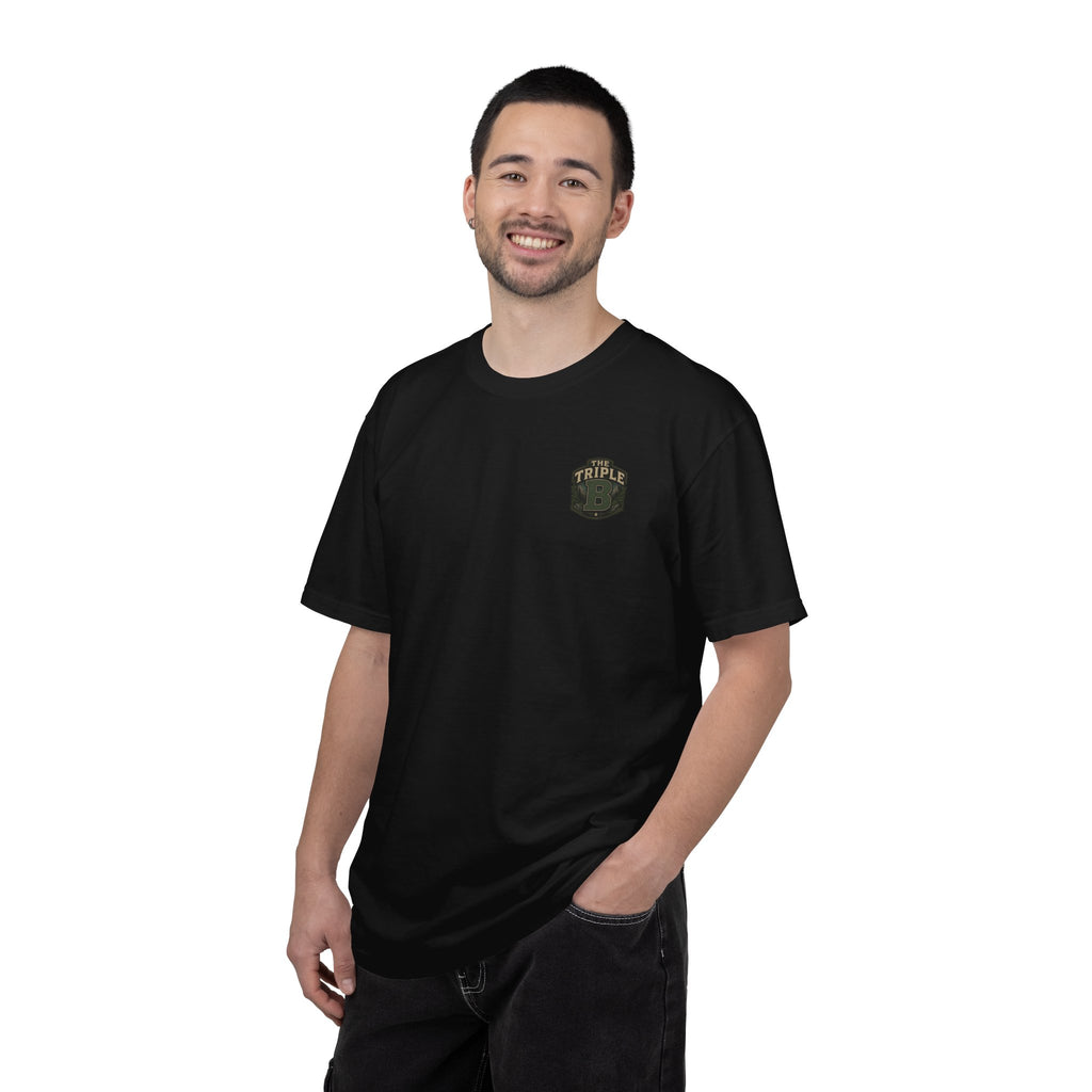 Barbell Brotherhood Weightlifting Tee — Lion, Bear & Gorilla Gym Shirt