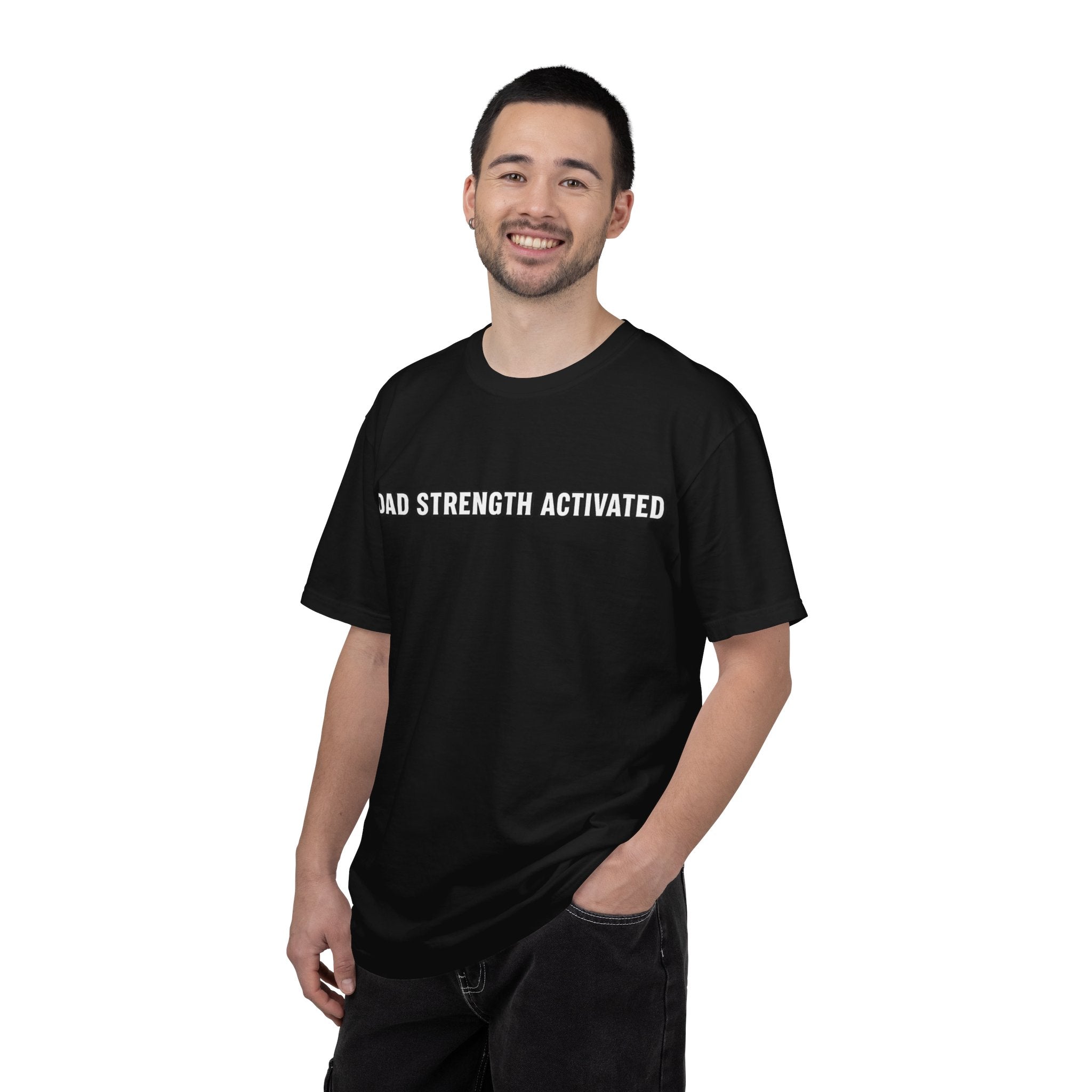 Dad Strength Activated™| Fatherhood Meets Fitness| Funny Gym Dad Shirt