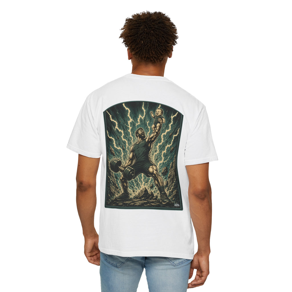 Dad Strength Activated™| Fatherhood Meets Fitness| Funny Gym Dad Shirt