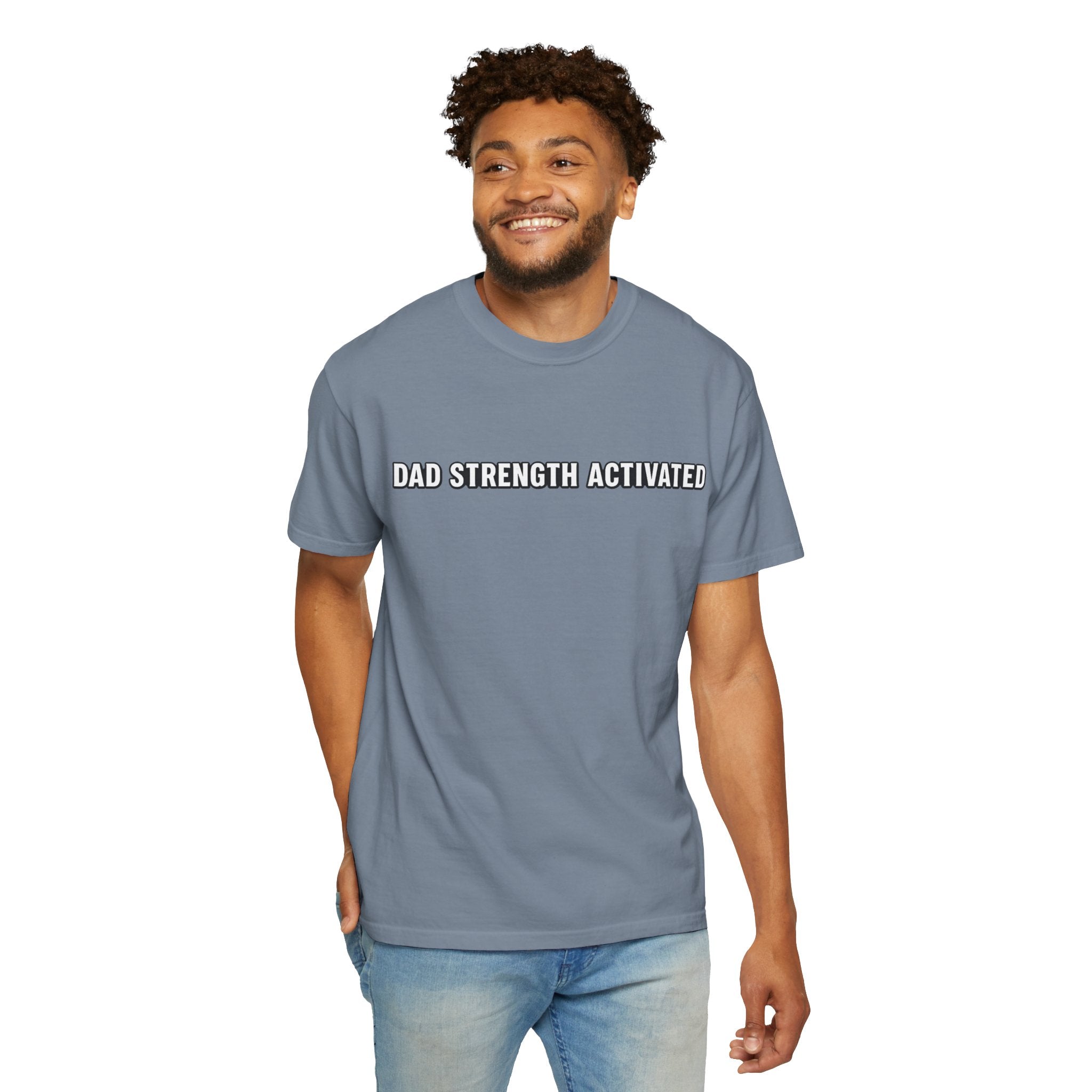 Dad Strength Activated™| Fatherhood Meets Fitness| Funny Gym Dad Shirt