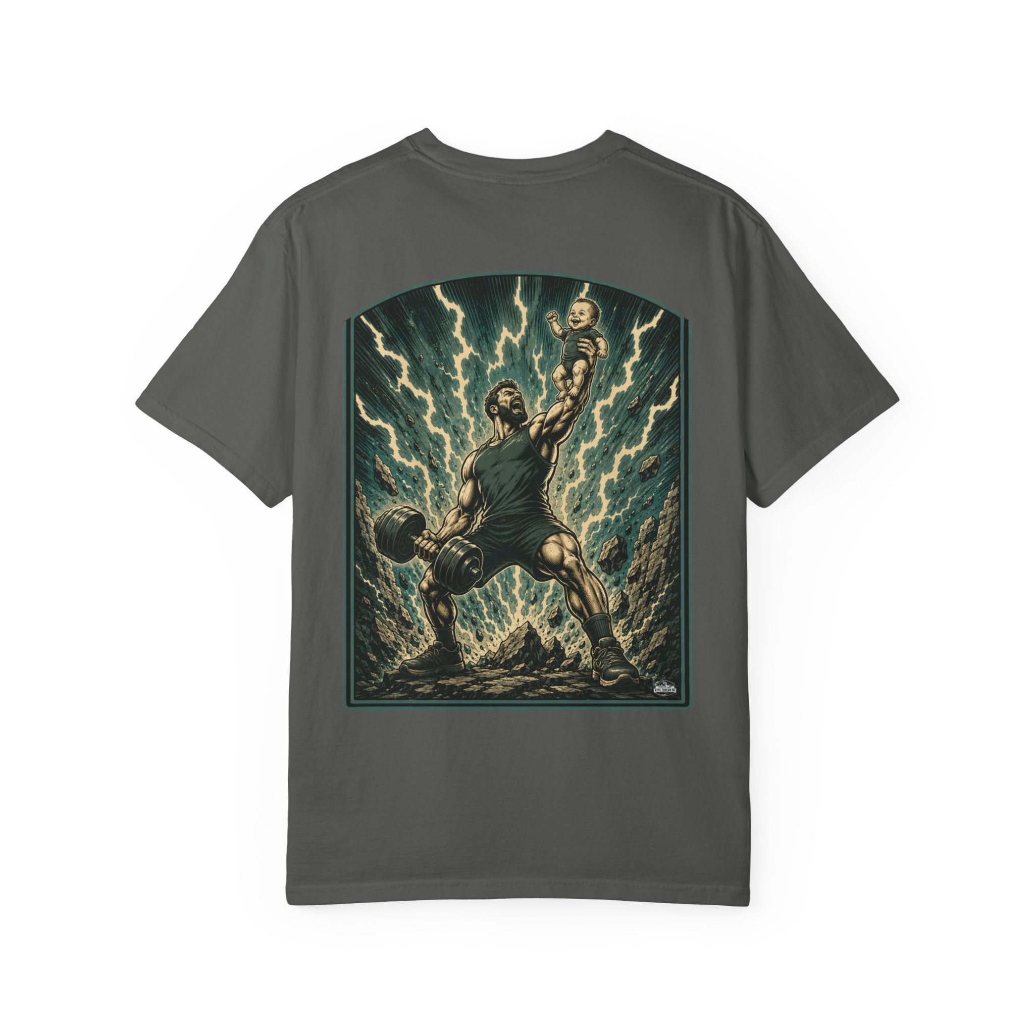 Dad Strength Activated™| Fatherhood Meets Fitness| Funny Gym Dad Shirt