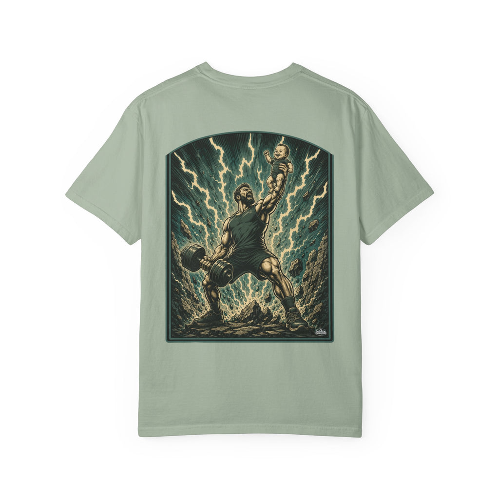 Dad Strength Activated™| Fatherhood Meets Fitness| Funny Gym Dad Shirt