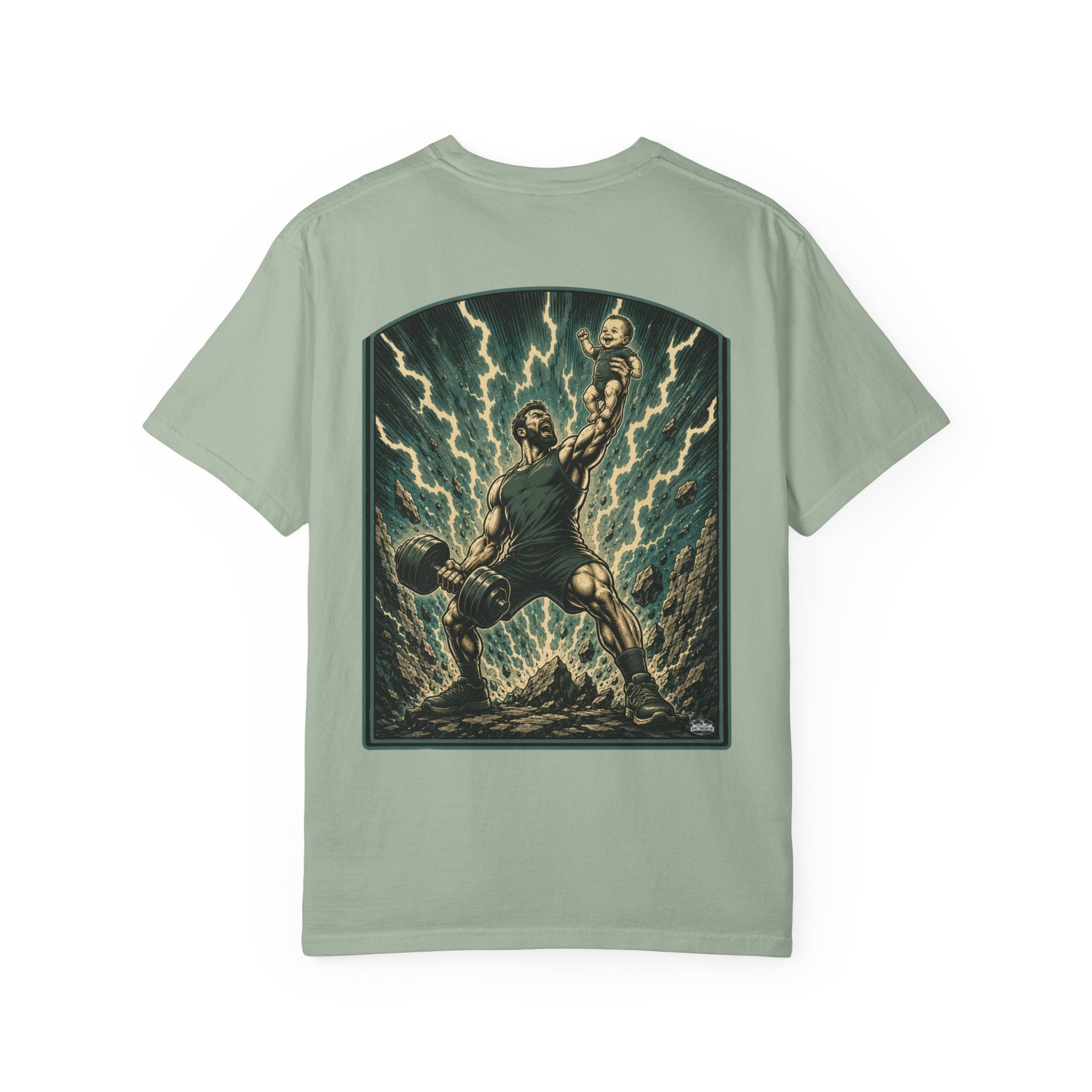 Dad Strength Activated™| Fatherhood Meets Fitness| Funny Gym Dad Shirt
