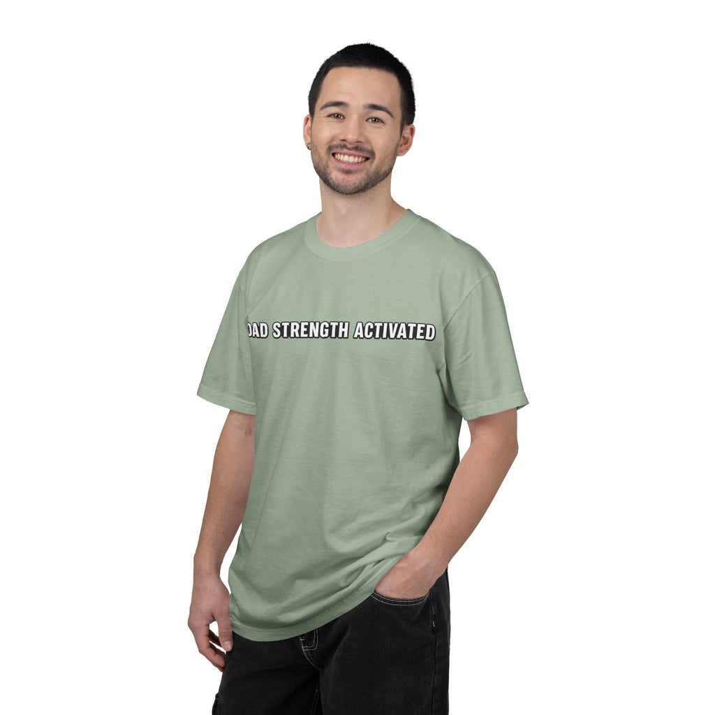 Dad Strength Activated™| Fatherhood Meets Fitness| Funny Gym Dad Shirt
