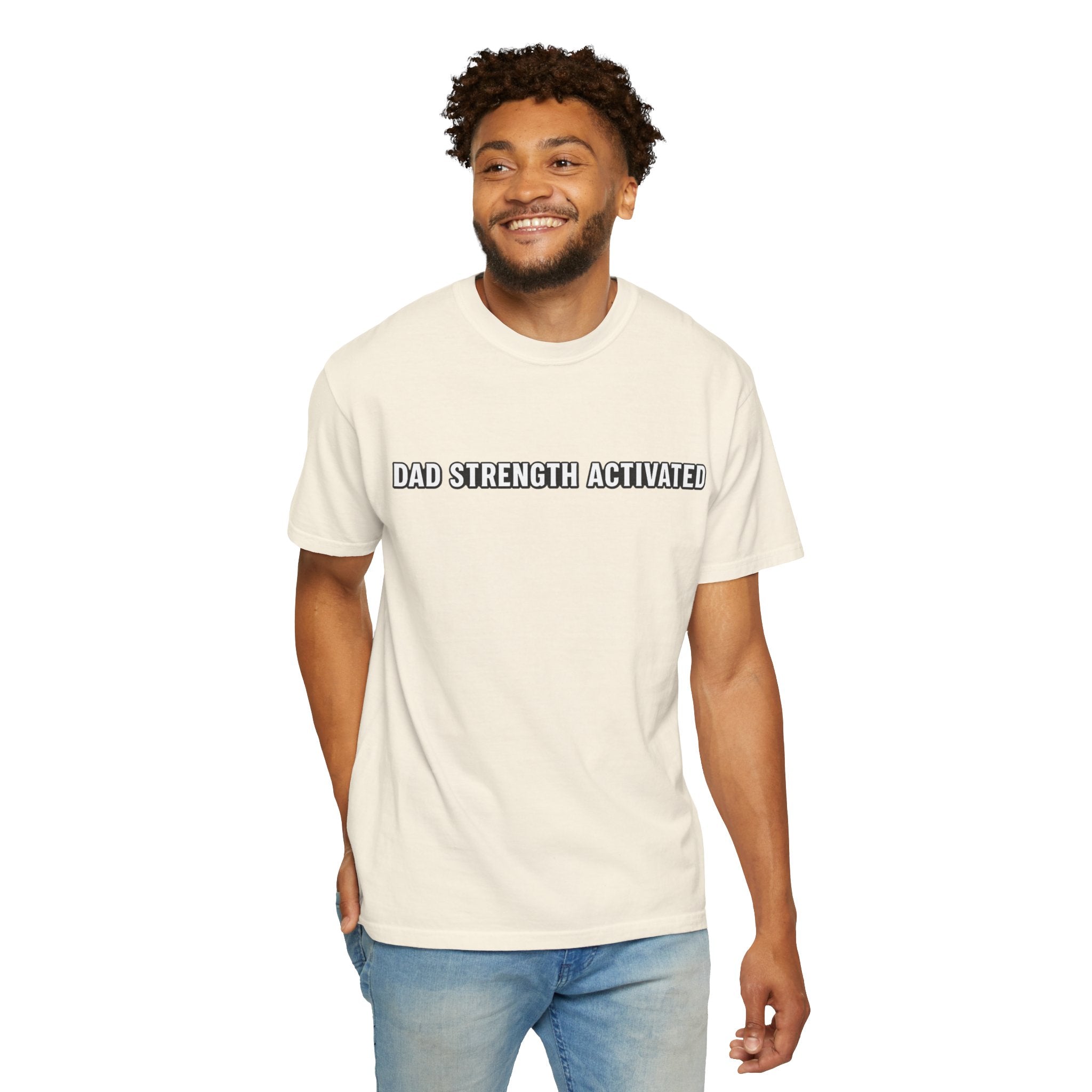 Dad Strength Activated™| Fatherhood Meets Fitness| Funny Gym Dad Shirt