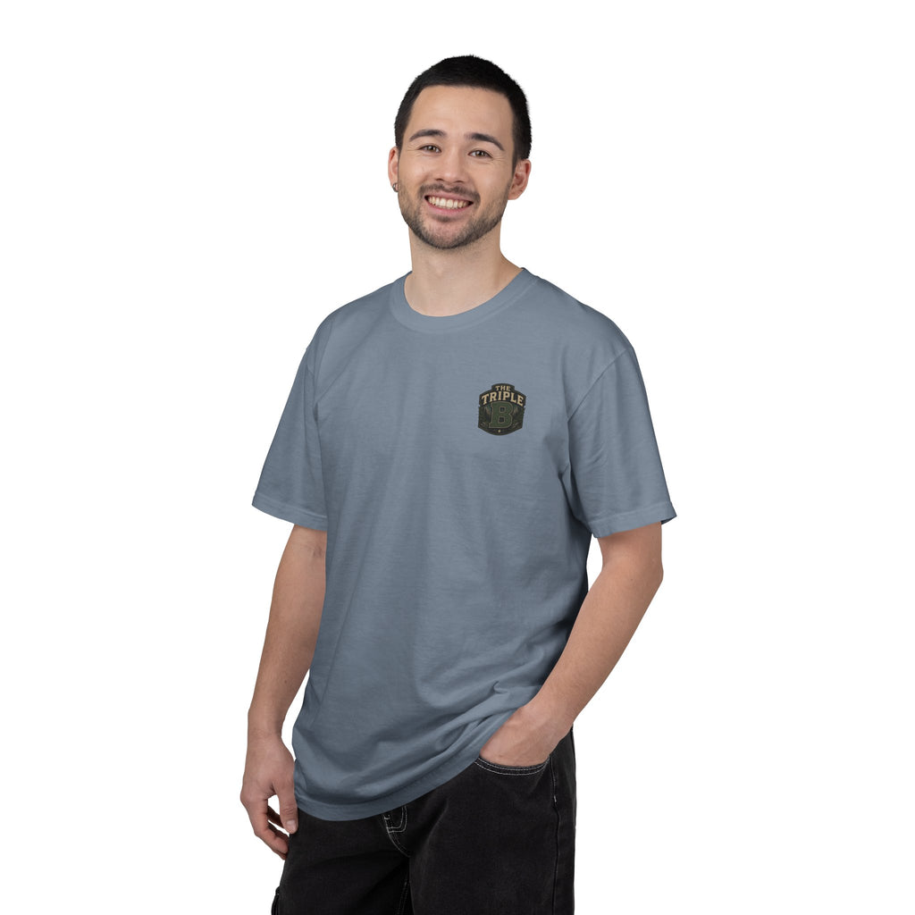 Barbell Brotherhood Weightlifting Tee — Lion, Bear & Gorilla Gym Shirt