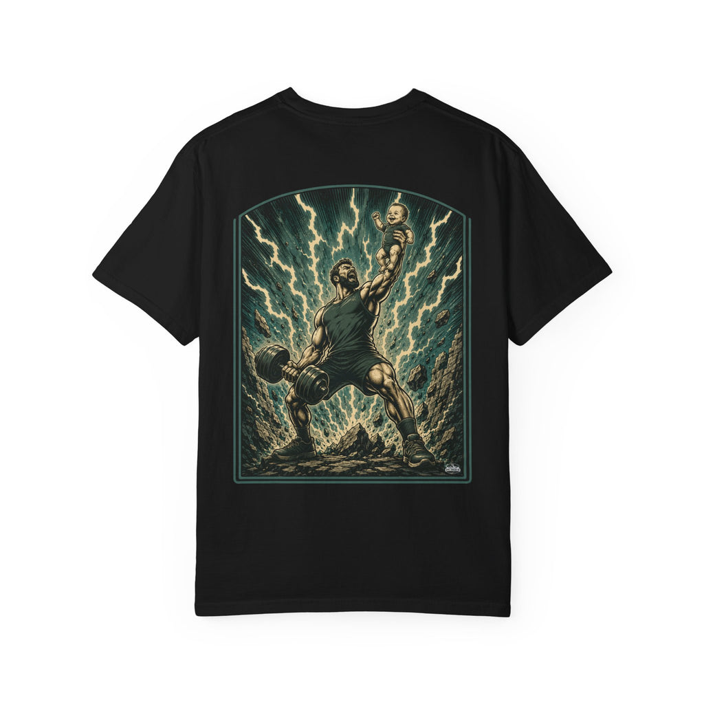 Dad Strength Activated™| Fatherhood Meets Fitness| Funny Gym Dad Shirt