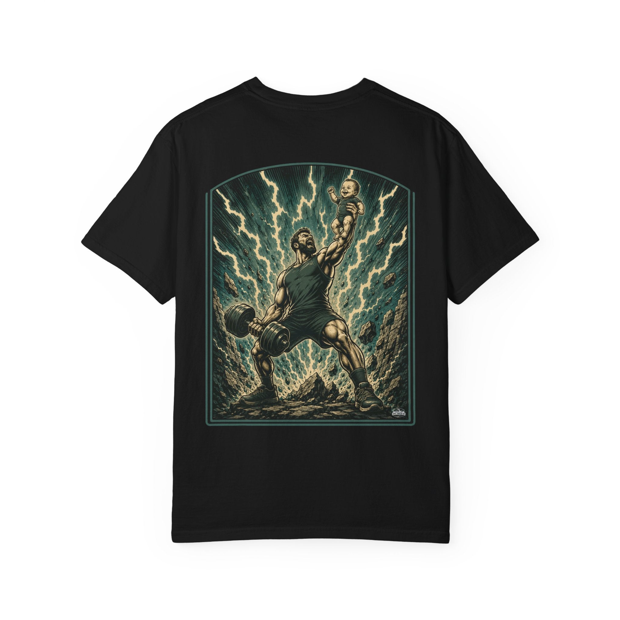 Dad Strength Activated™| Fatherhood Meets Fitness| Funny Gym Dad Shirt