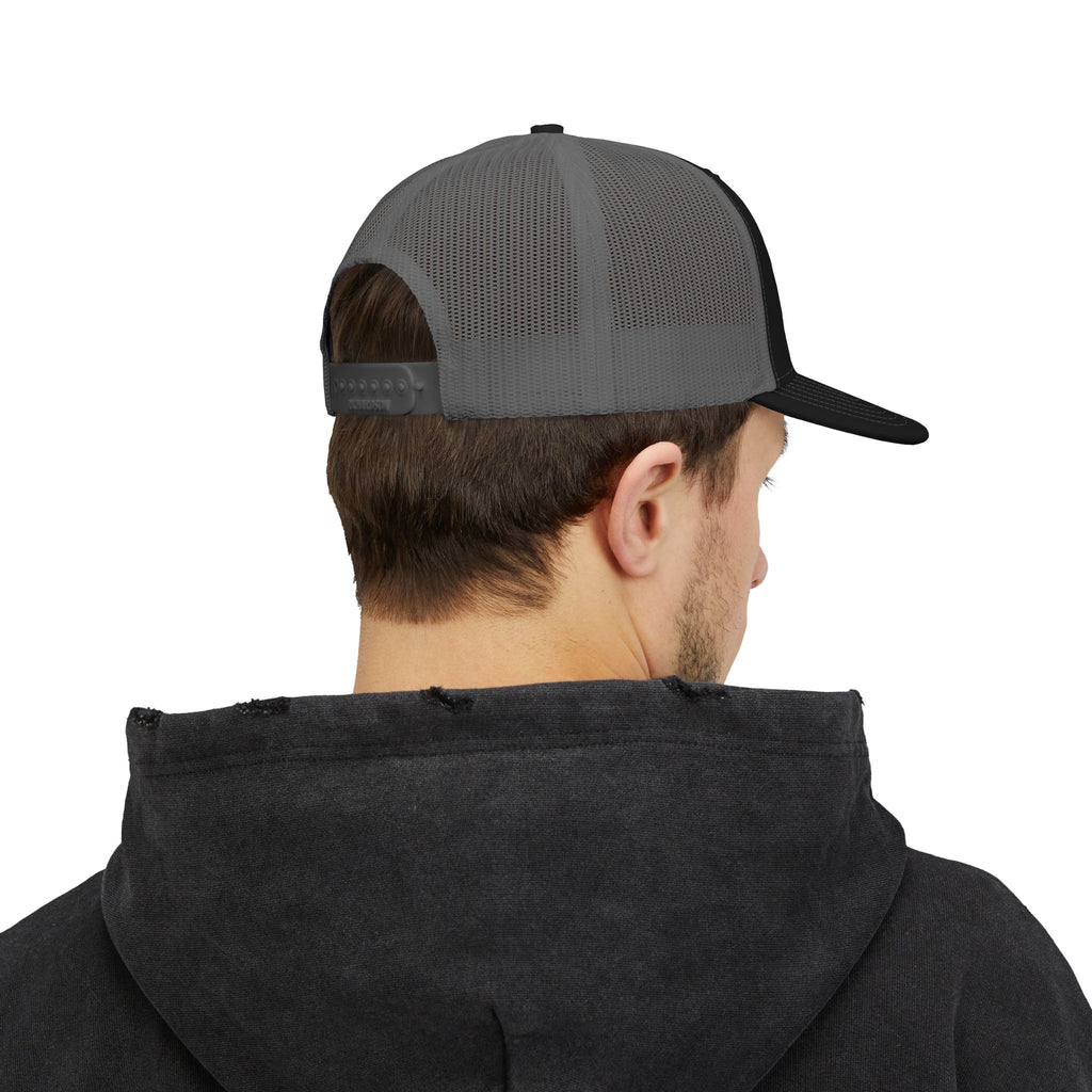 King Thread Co. Mountain Badge Snapback Trucker Hat