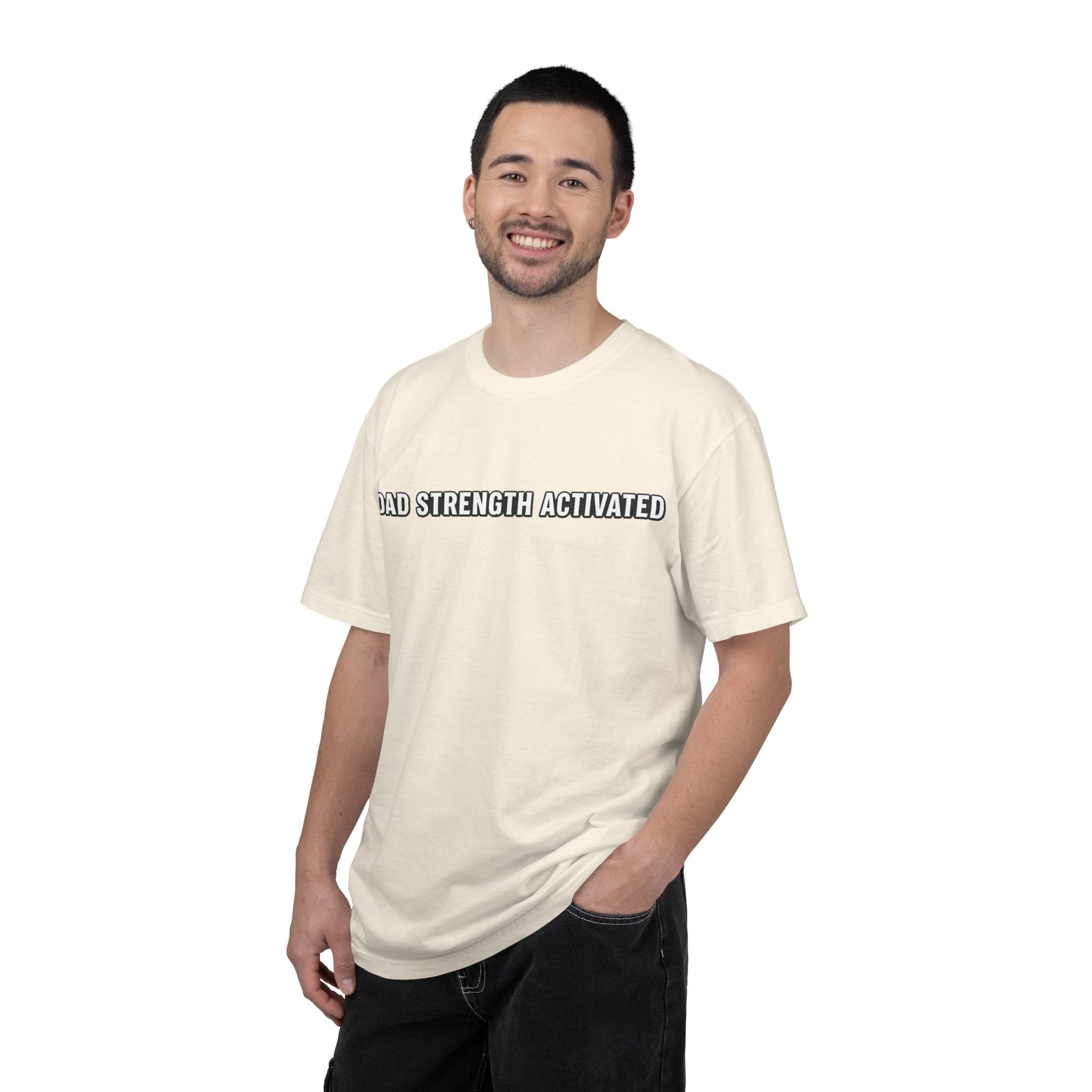 Dad Strength Activated™| Fatherhood Meets Fitness| Funny Gym Dad Shirt