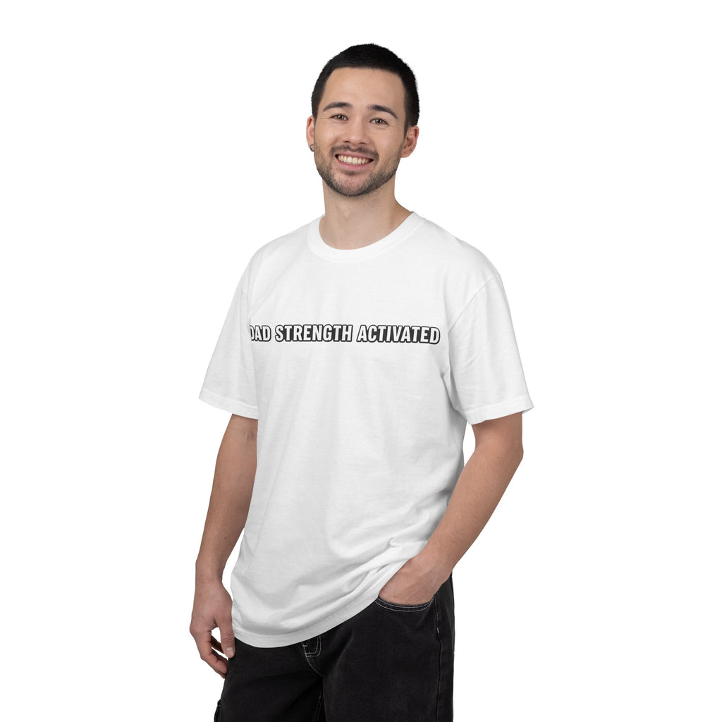 Dad Strength Activated™| Fatherhood Meets Fitness| Funny Gym Dad Shirt