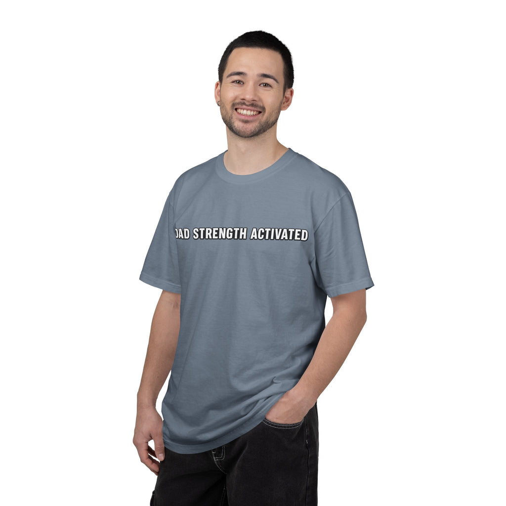 Dad Strength Activated™| Fatherhood Meets Fitness| Funny Gym Dad Shirt