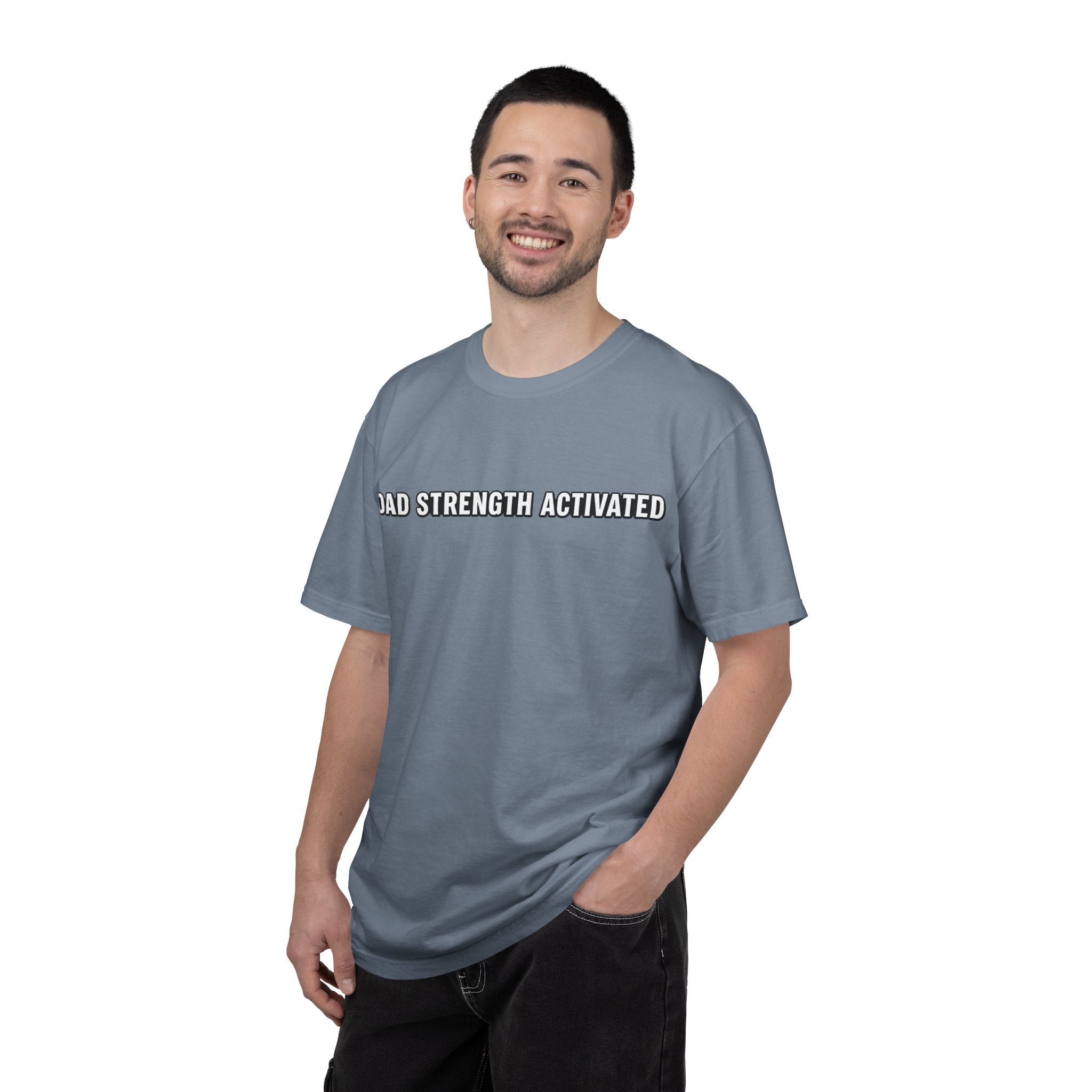 Dad Strength Activated™| Fatherhood Meets Fitness| Funny Gym Dad Shirt