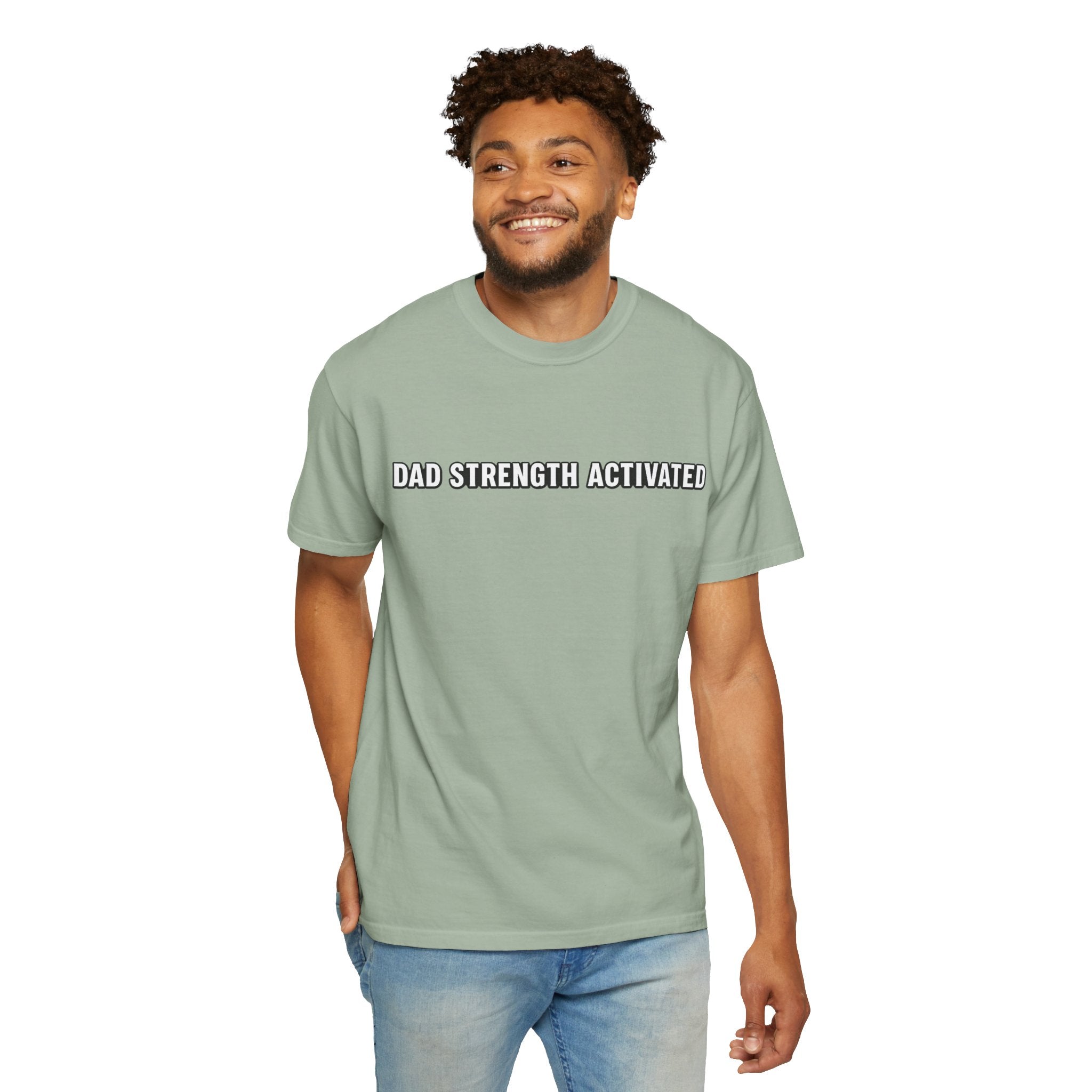 Dad Strength Activated™| Fatherhood Meets Fitness| Funny Gym Dad Shirt
